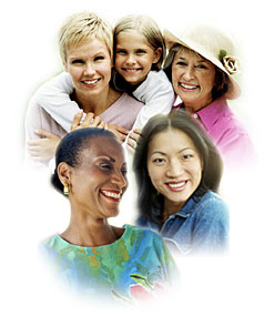 Picture of women of various ages and races